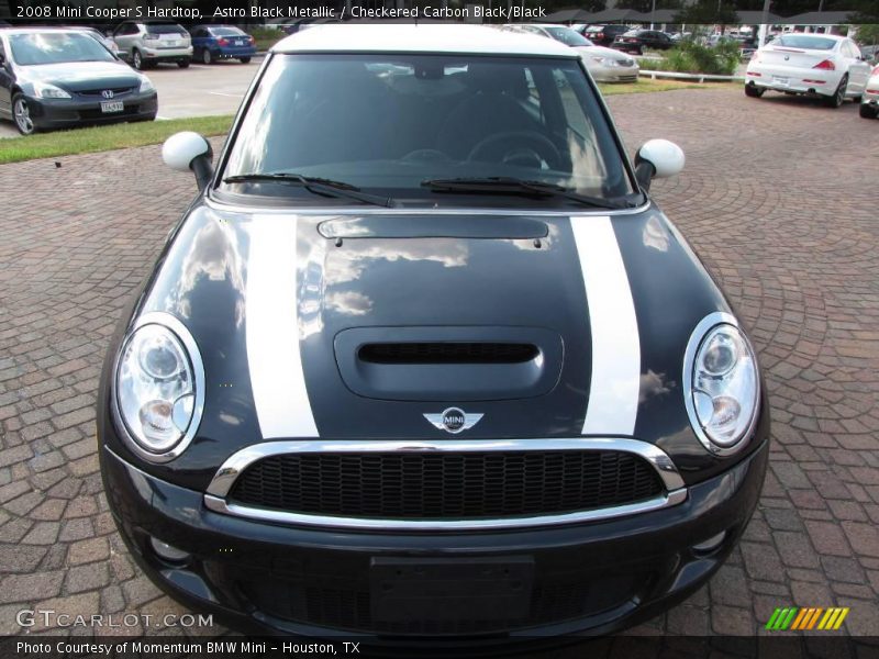 Astro Black Metallic / Checkered Carbon Black/Black 2008 Mini Cooper S Hardtop