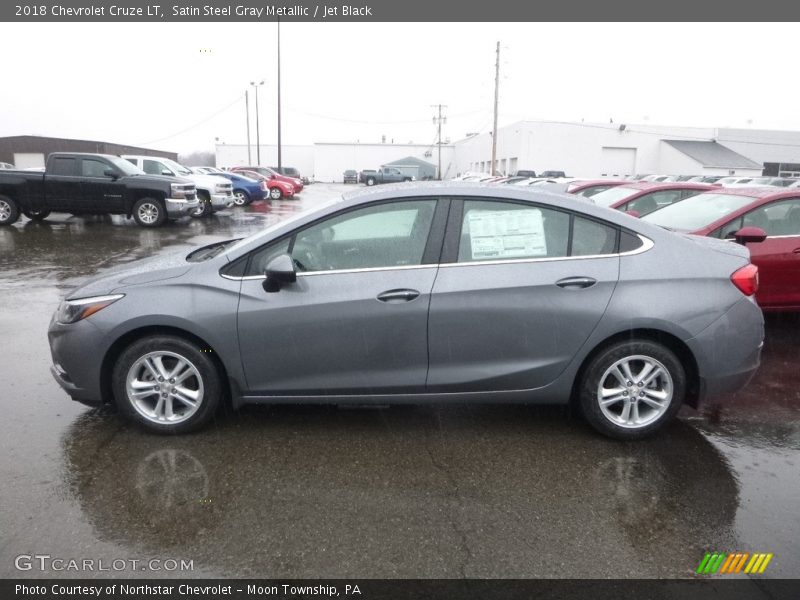 Satin Steel Gray Metallic / Jet Black 2018 Chevrolet Cruze LT