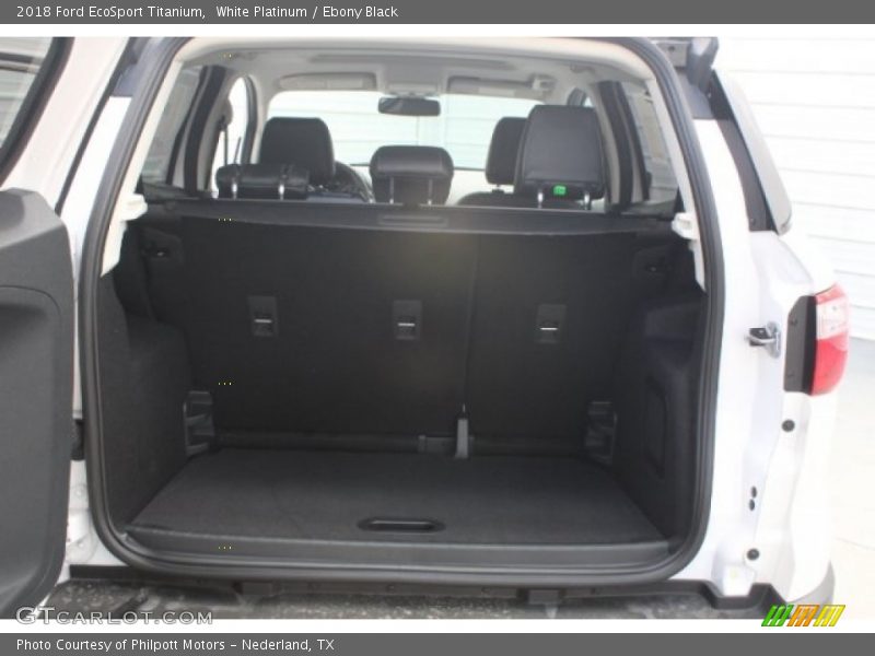White Platinum / Ebony Black 2018 Ford EcoSport Titanium