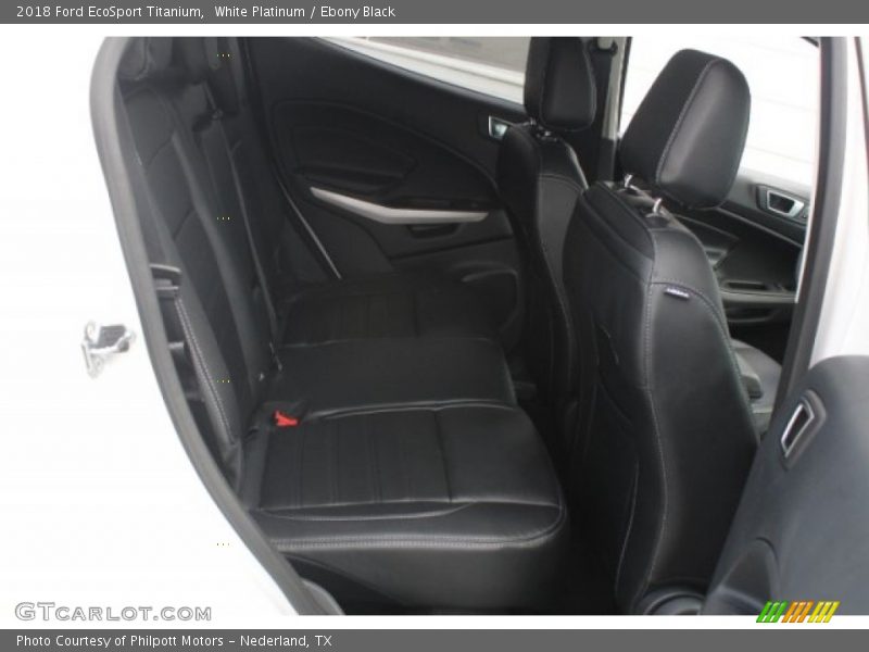 White Platinum / Ebony Black 2018 Ford EcoSport Titanium