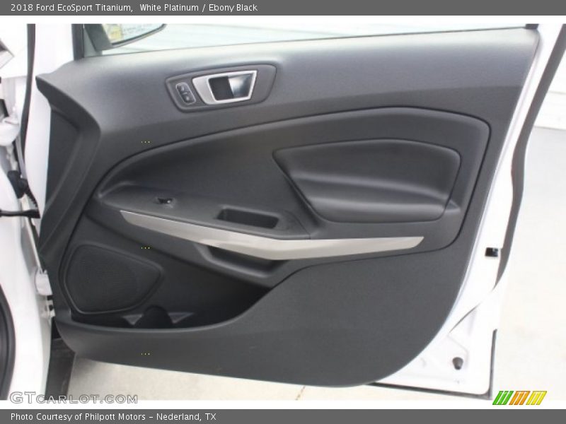 White Platinum / Ebony Black 2018 Ford EcoSport Titanium