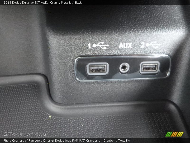 Granite Metallic / Black 2018 Dodge Durango SXT AWD