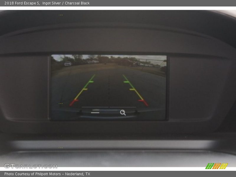 Ingot Silver / Charcoal Black 2018 Ford Escape S