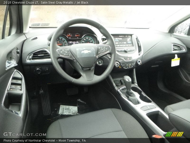 Satin Steel Gray Metallic / Jet Black 2018 Chevrolet Cruze LT