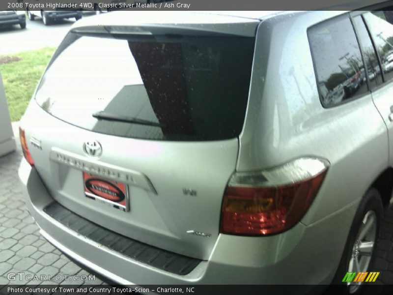Classic Silver Metallic / Ash Gray 2008 Toyota Highlander 4WD