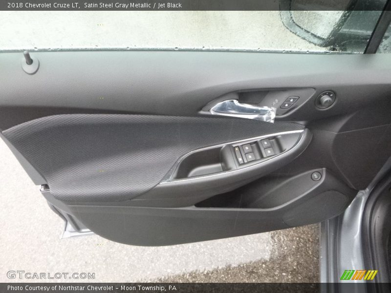 Satin Steel Gray Metallic / Jet Black 2018 Chevrolet Cruze LT