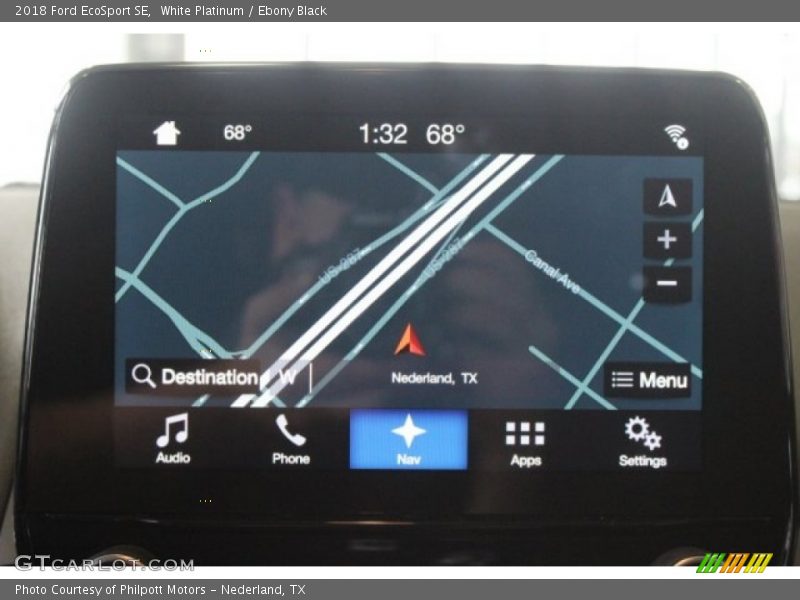 White Platinum / Ebony Black 2018 Ford EcoSport SE