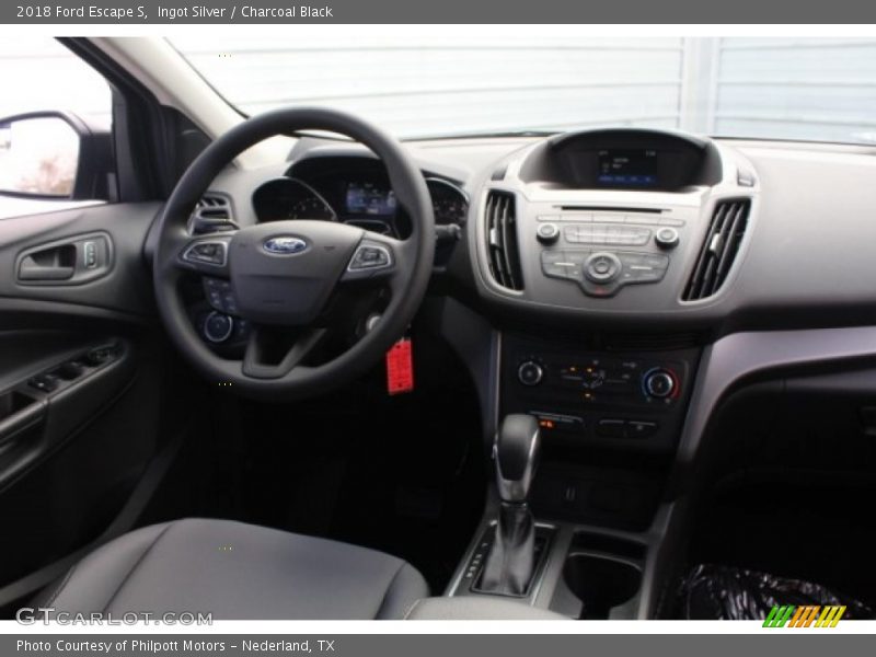 Ingot Silver / Charcoal Black 2018 Ford Escape S