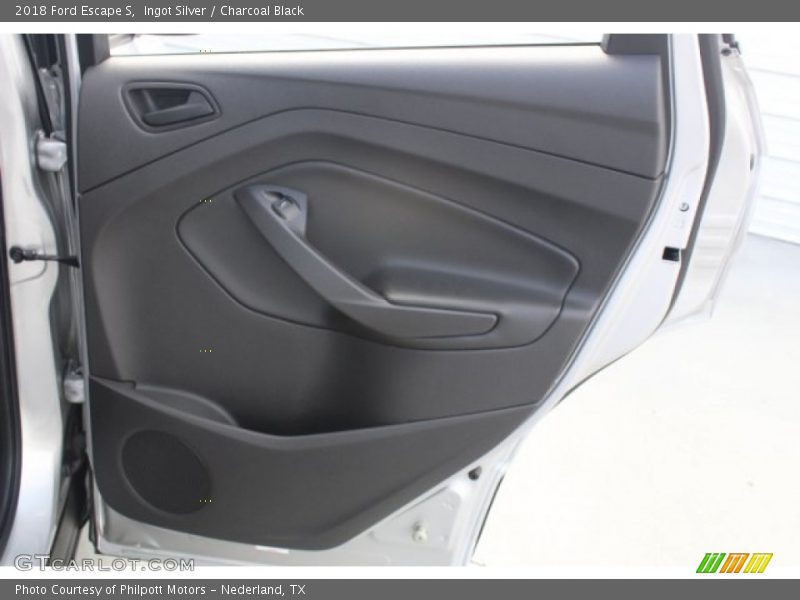 Ingot Silver / Charcoal Black 2018 Ford Escape S