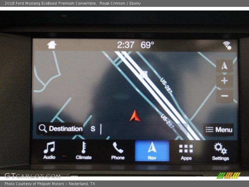 Royal Crimson / Ebony 2018 Ford Mustang EcoBoost Premium Convertible