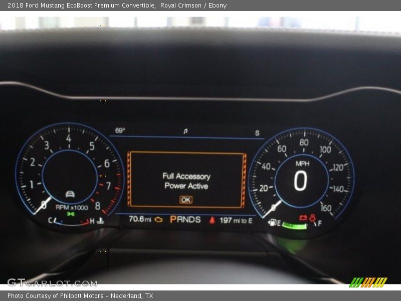 Royal Crimson / Ebony 2018 Ford Mustang EcoBoost Premium Convertible