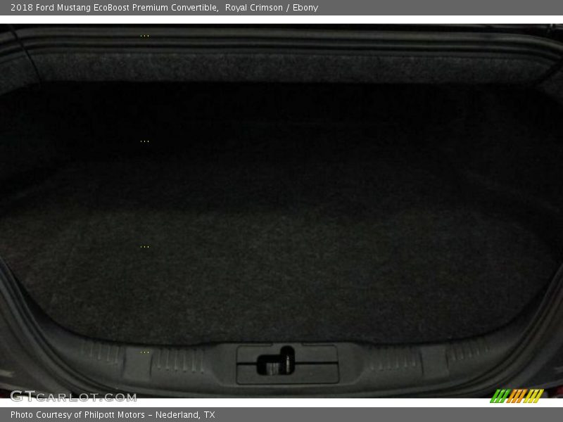 Royal Crimson / Ebony 2018 Ford Mustang EcoBoost Premium Convertible