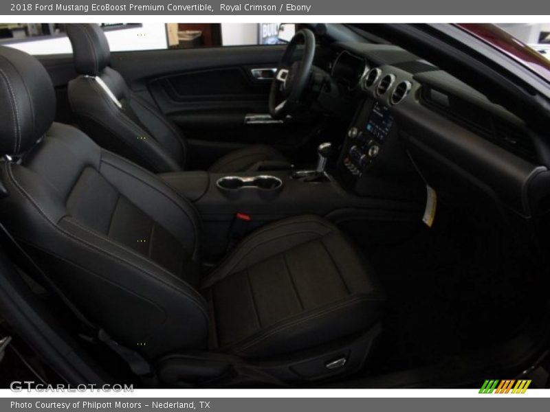 Royal Crimson / Ebony 2018 Ford Mustang EcoBoost Premium Convertible