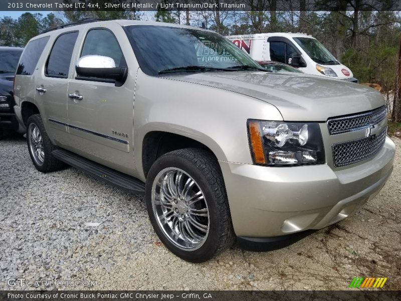 Silver Ice Metallic / Light Titanium/Dark Titanium 2013 Chevrolet Tahoe LTZ 4x4