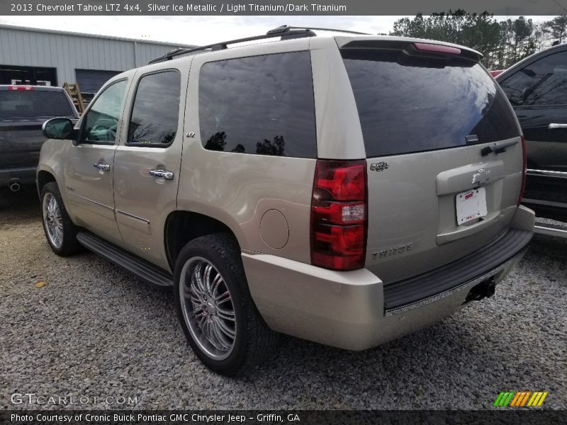 Silver Ice Metallic / Light Titanium/Dark Titanium 2013 Chevrolet Tahoe LTZ 4x4