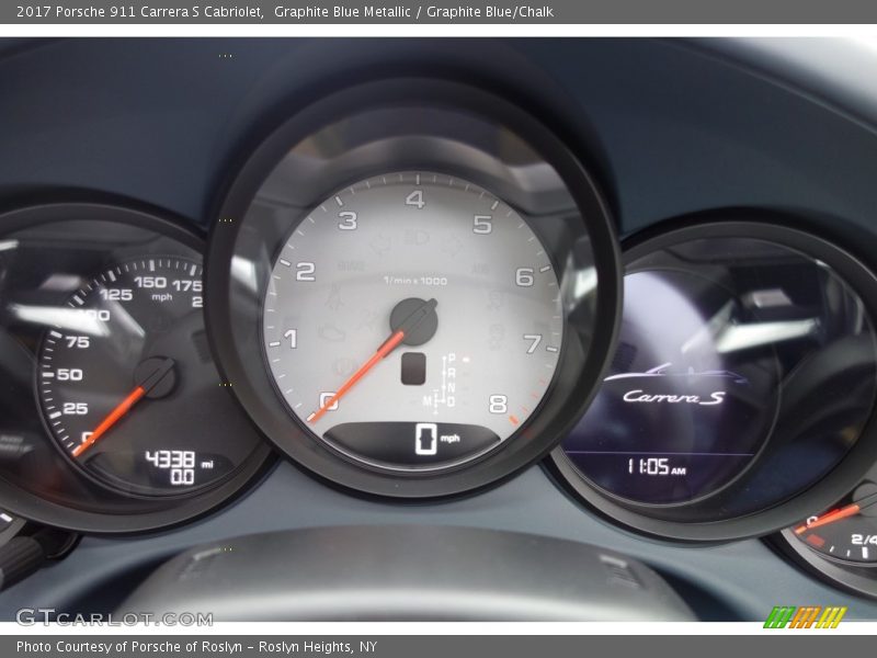  2017 911 Carrera S Cabriolet Carrera S Cabriolet Gauges