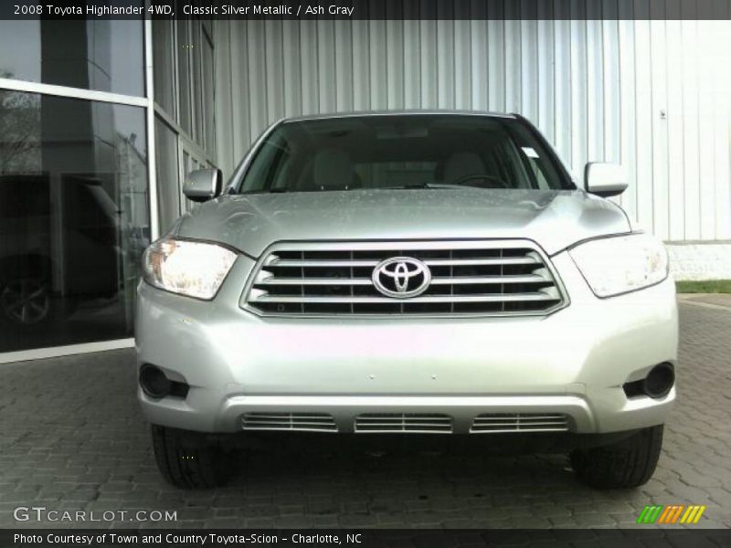 Classic Silver Metallic / Ash Gray 2008 Toyota Highlander 4WD