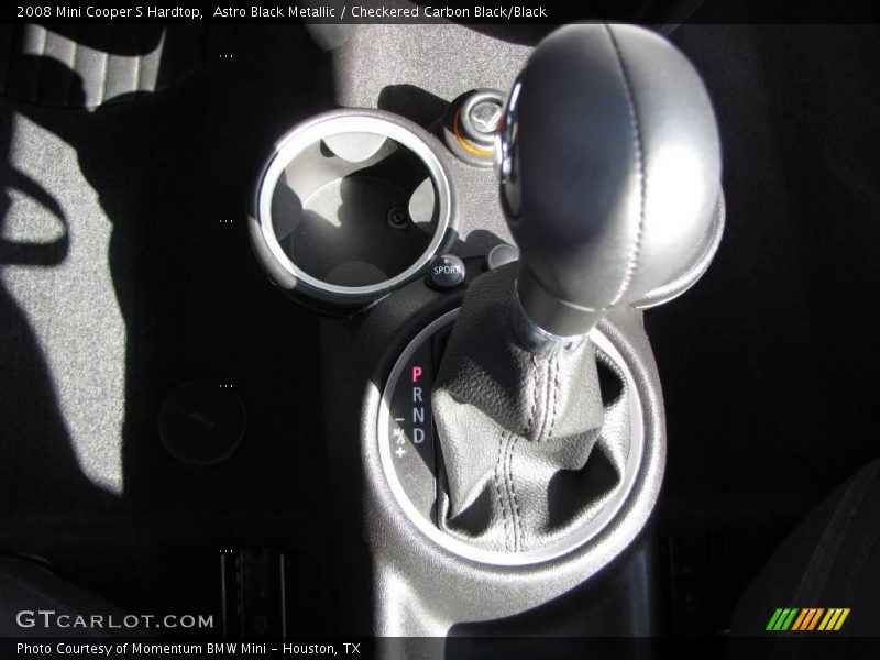 Astro Black Metallic / Checkered Carbon Black/Black 2008 Mini Cooper S Hardtop