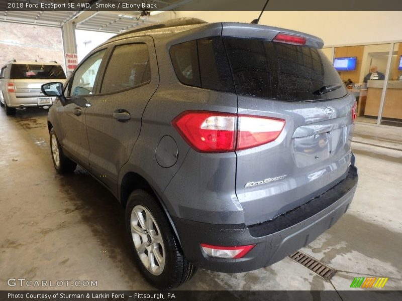 Smoke / Ebony Black 2018 Ford EcoSport SE 4WD
