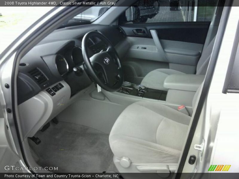 Classic Silver Metallic / Ash Gray 2008 Toyota Highlander 4WD