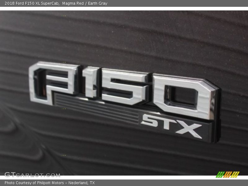 Magma Red / Earth Gray 2018 Ford F150 XL SuperCab