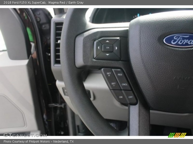 Magma Red / Earth Gray 2018 Ford F150 XL SuperCab