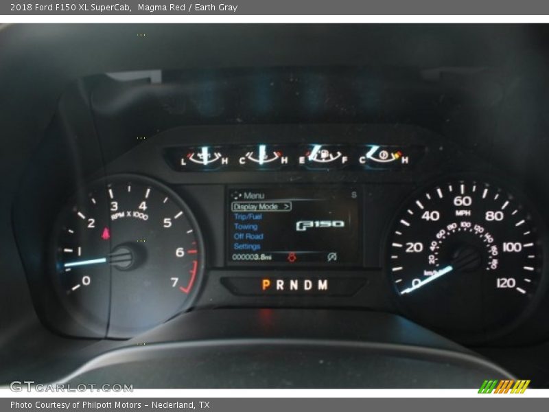 Magma Red / Earth Gray 2018 Ford F150 XL SuperCab