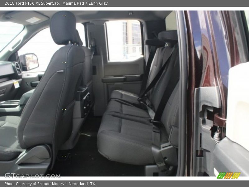 Magma Red / Earth Gray 2018 Ford F150 XL SuperCab