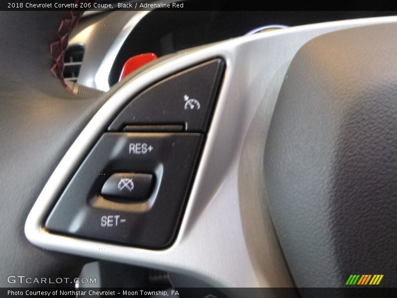 Black / Adrenaline Red 2018 Chevrolet Corvette Z06 Coupe
