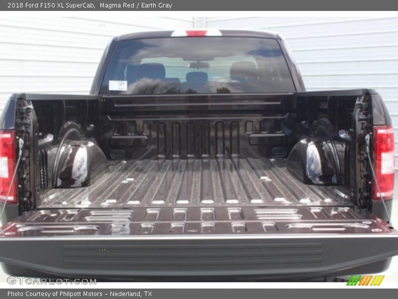 Magma Red / Earth Gray 2018 Ford F150 XL SuperCab