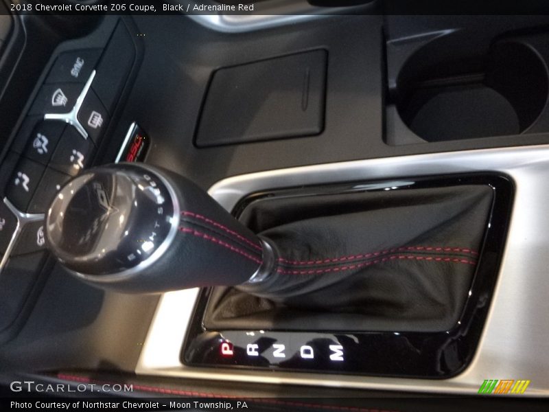 Black / Adrenaline Red 2018 Chevrolet Corvette Z06 Coupe