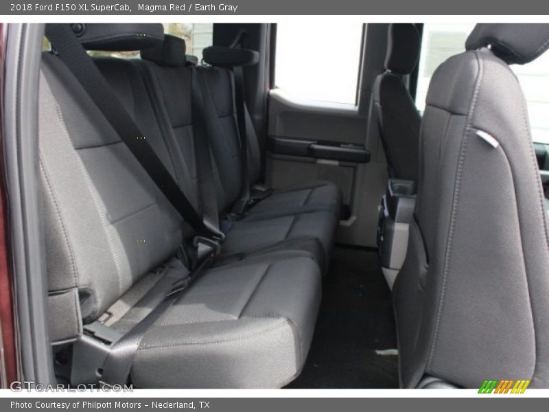 Magma Red / Earth Gray 2018 Ford F150 XL SuperCab