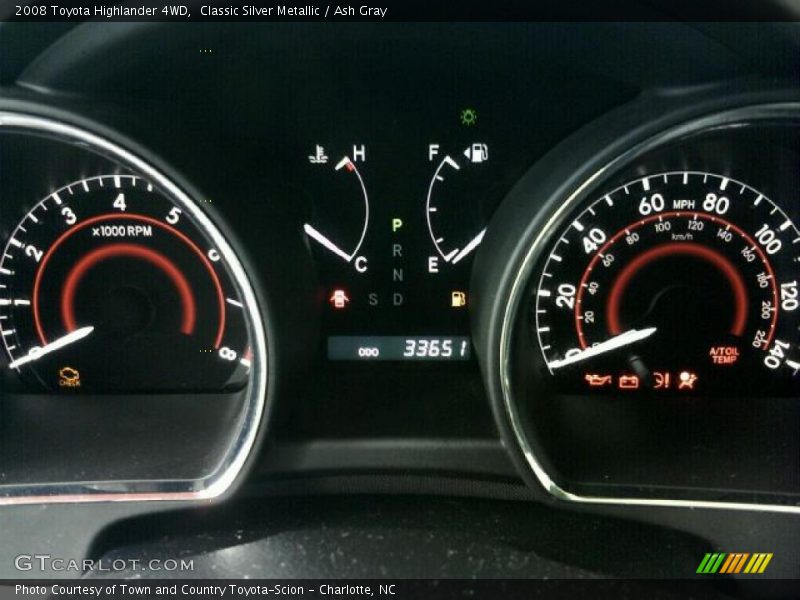 Classic Silver Metallic / Ash Gray 2008 Toyota Highlander 4WD