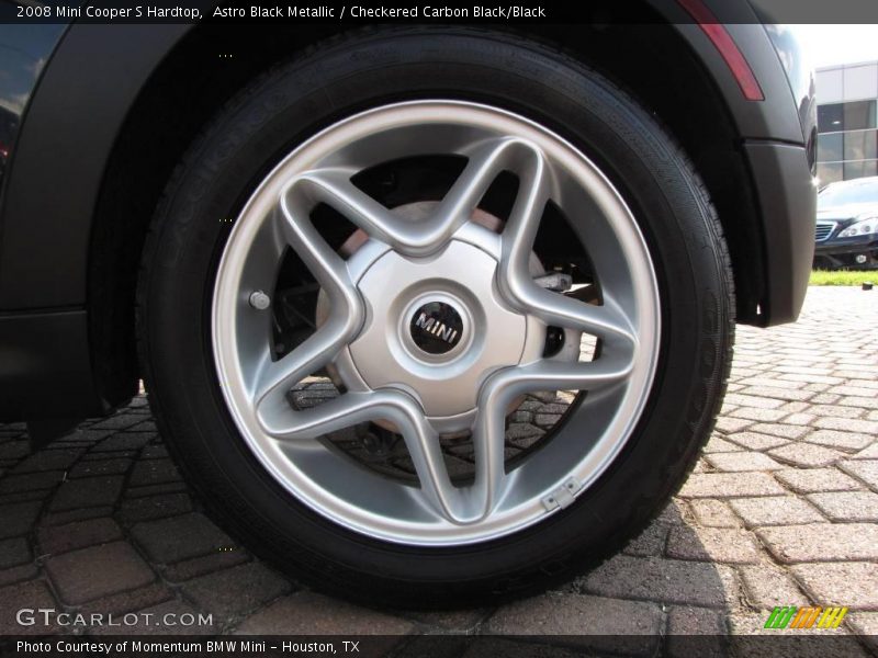 Astro Black Metallic / Checkered Carbon Black/Black 2008 Mini Cooper S Hardtop