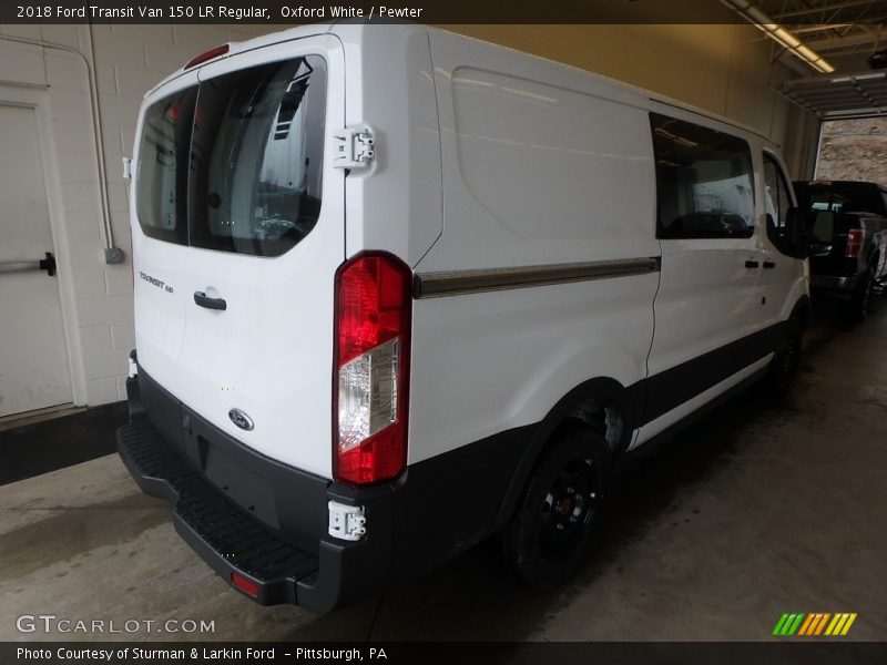 Oxford White / Pewter 2018 Ford Transit Van 150 LR Regular