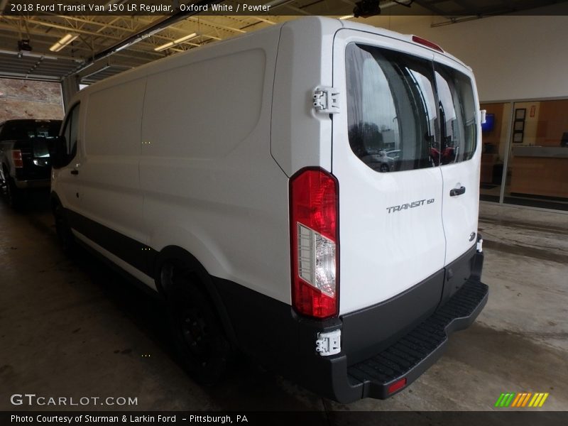 Oxford White / Pewter 2018 Ford Transit Van 150 LR Regular