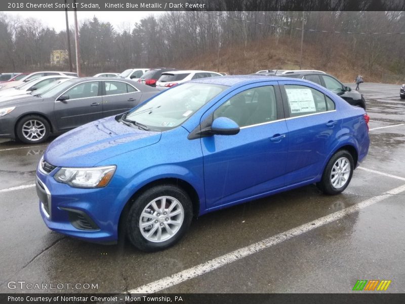 Kinetic Blue Metallic / Dark Pewter 2018 Chevrolet Sonic LT Sedan