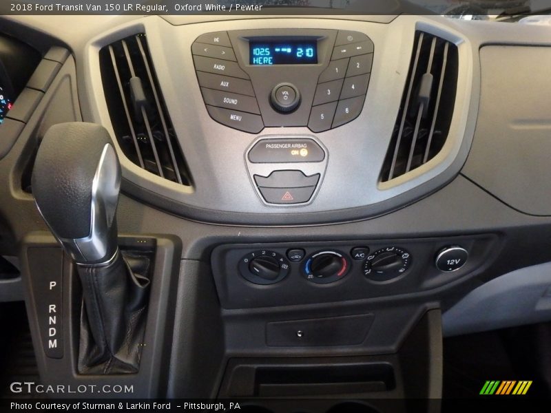 Controls of 2018 Transit Van 150 LR Regular