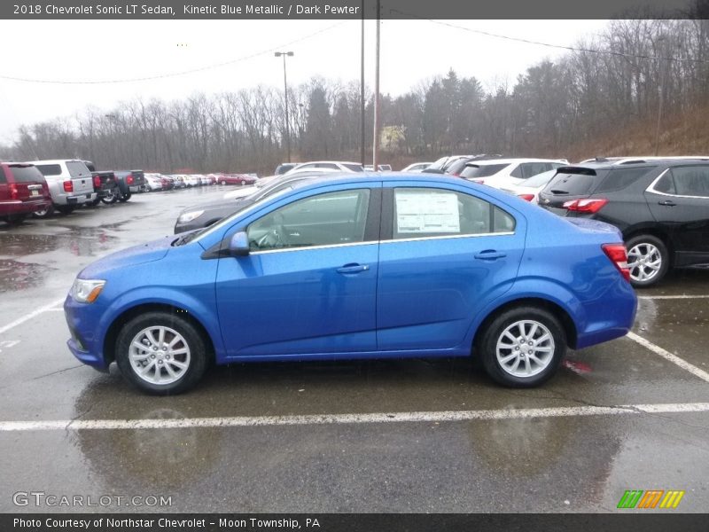 Kinetic Blue Metallic / Dark Pewter 2018 Chevrolet Sonic LT Sedan