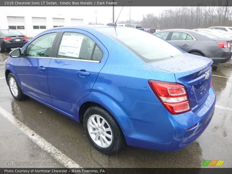 Kinetic Blue Metallic / Dark Pewter 2018 Chevrolet Sonic LT Sedan