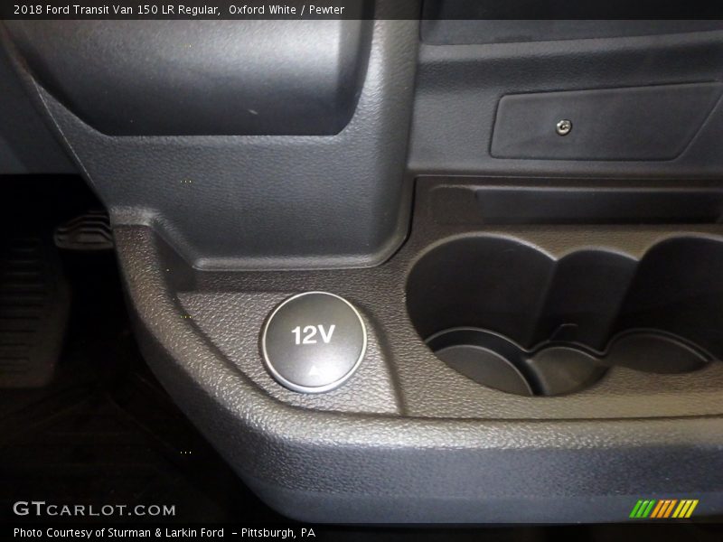 Oxford White / Pewter 2018 Ford Transit Van 150 LR Regular