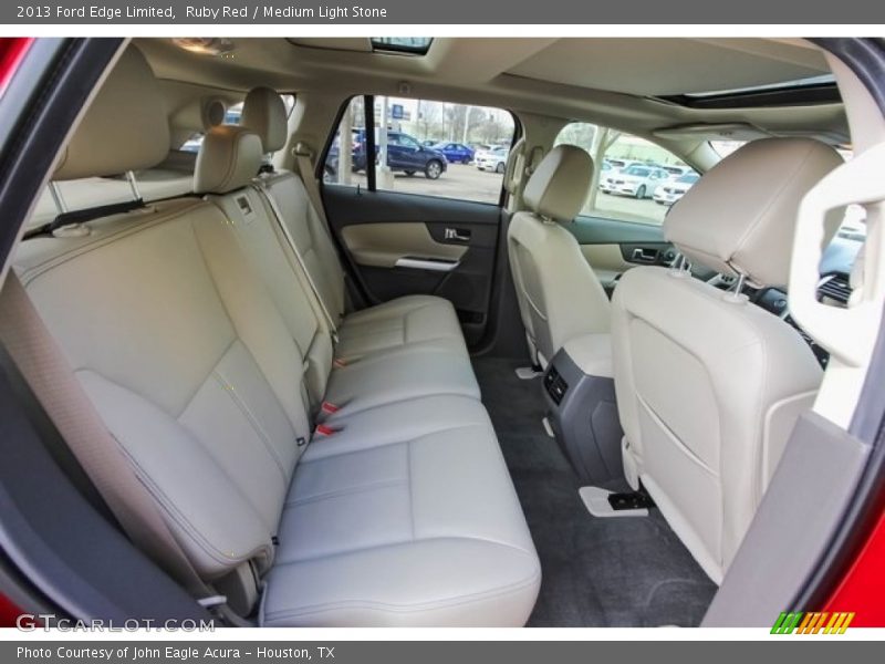 Ruby Red / Medium Light Stone 2013 Ford Edge Limited