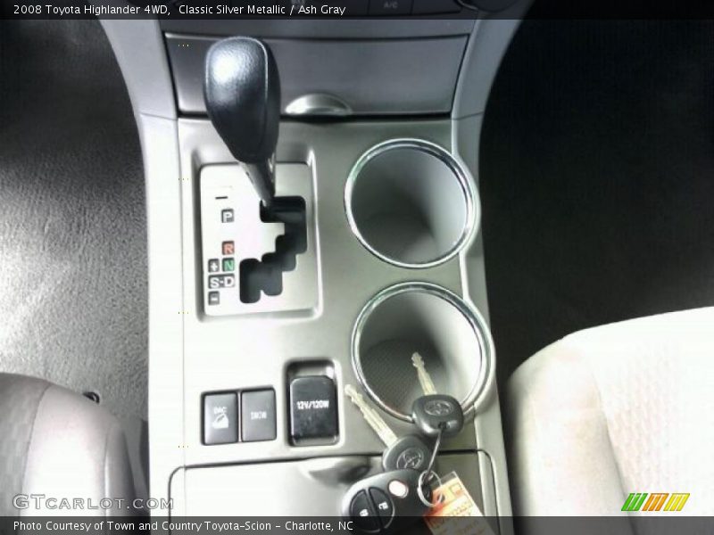 Classic Silver Metallic / Ash Gray 2008 Toyota Highlander 4WD