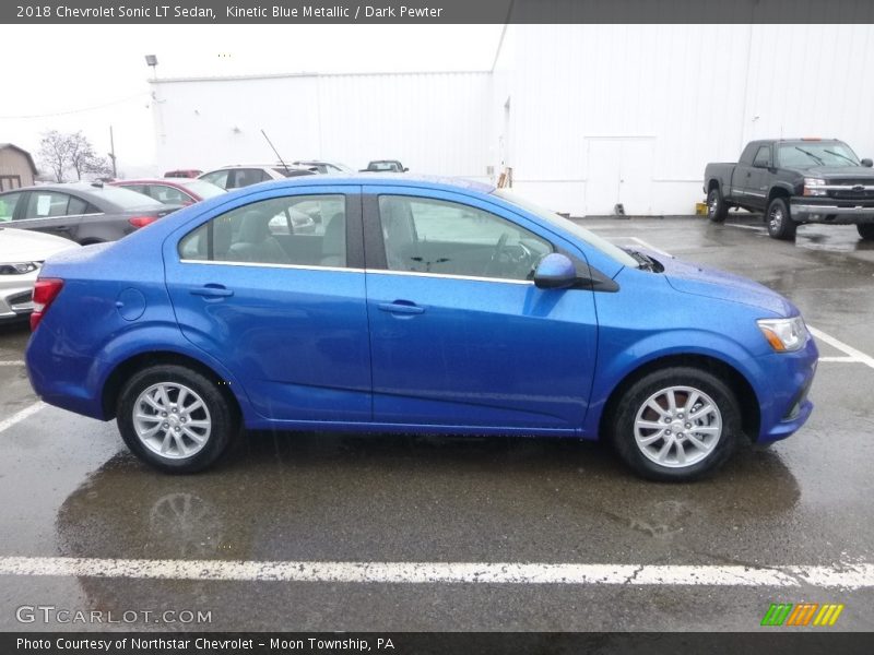 Kinetic Blue Metallic / Dark Pewter 2018 Chevrolet Sonic LT Sedan