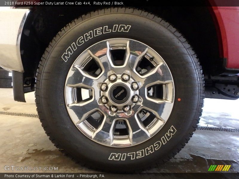 Ruby Red / Black 2018 Ford F250 Super Duty Lariat Crew Cab 4x4