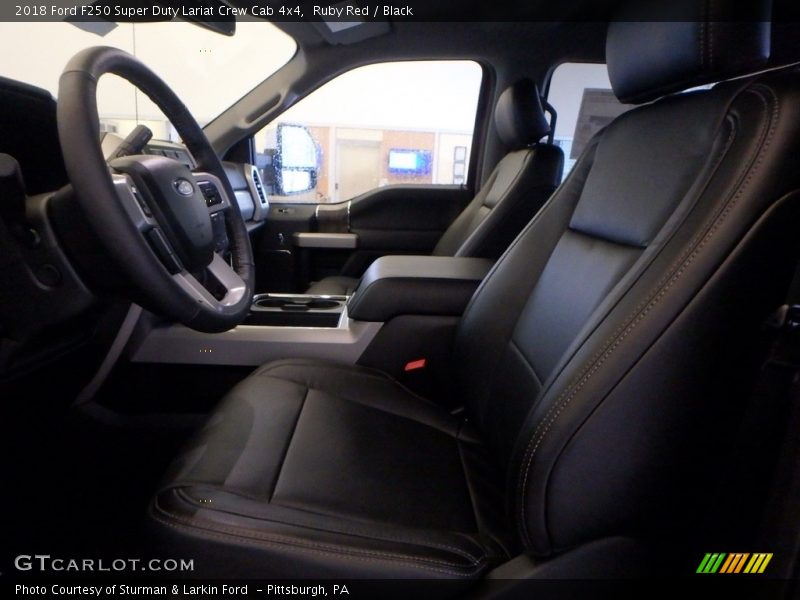 Ruby Red / Black 2018 Ford F250 Super Duty Lariat Crew Cab 4x4