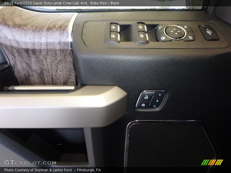 Ruby Red / Black 2018 Ford F250 Super Duty Lariat Crew Cab 4x4