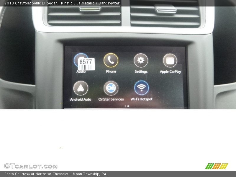 Kinetic Blue Metallic / Dark Pewter 2018 Chevrolet Sonic LT Sedan