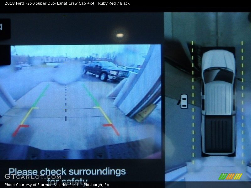 Ruby Red / Black 2018 Ford F250 Super Duty Lariat Crew Cab 4x4