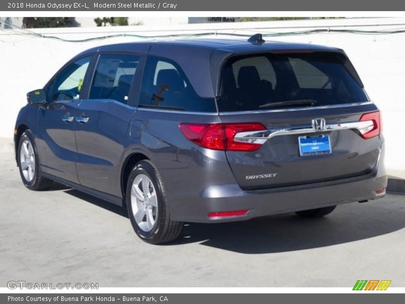 Modern Steel Metallic / Gray 2018 Honda Odyssey EX-L